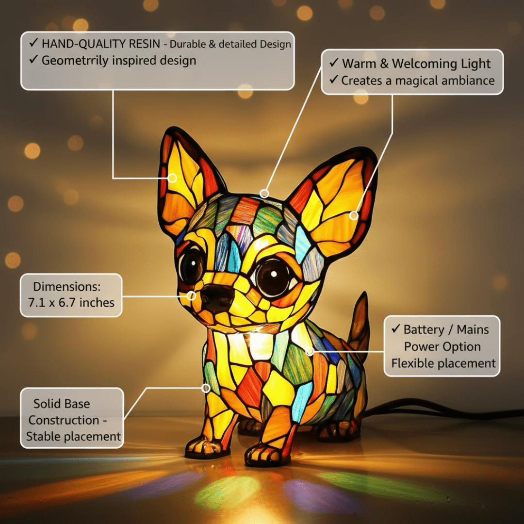 Chihuahua – Ciondolo Incantevole LED - Henrrys