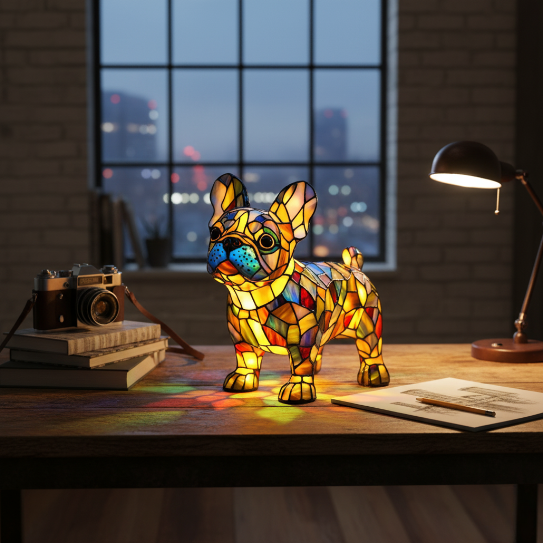 Bulldog Francese – Lampada Radiante LED - Henrrys