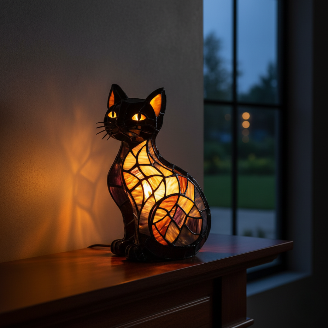 Gatto – Bagliore Radioso di Mezzanotte LED - Henrrys