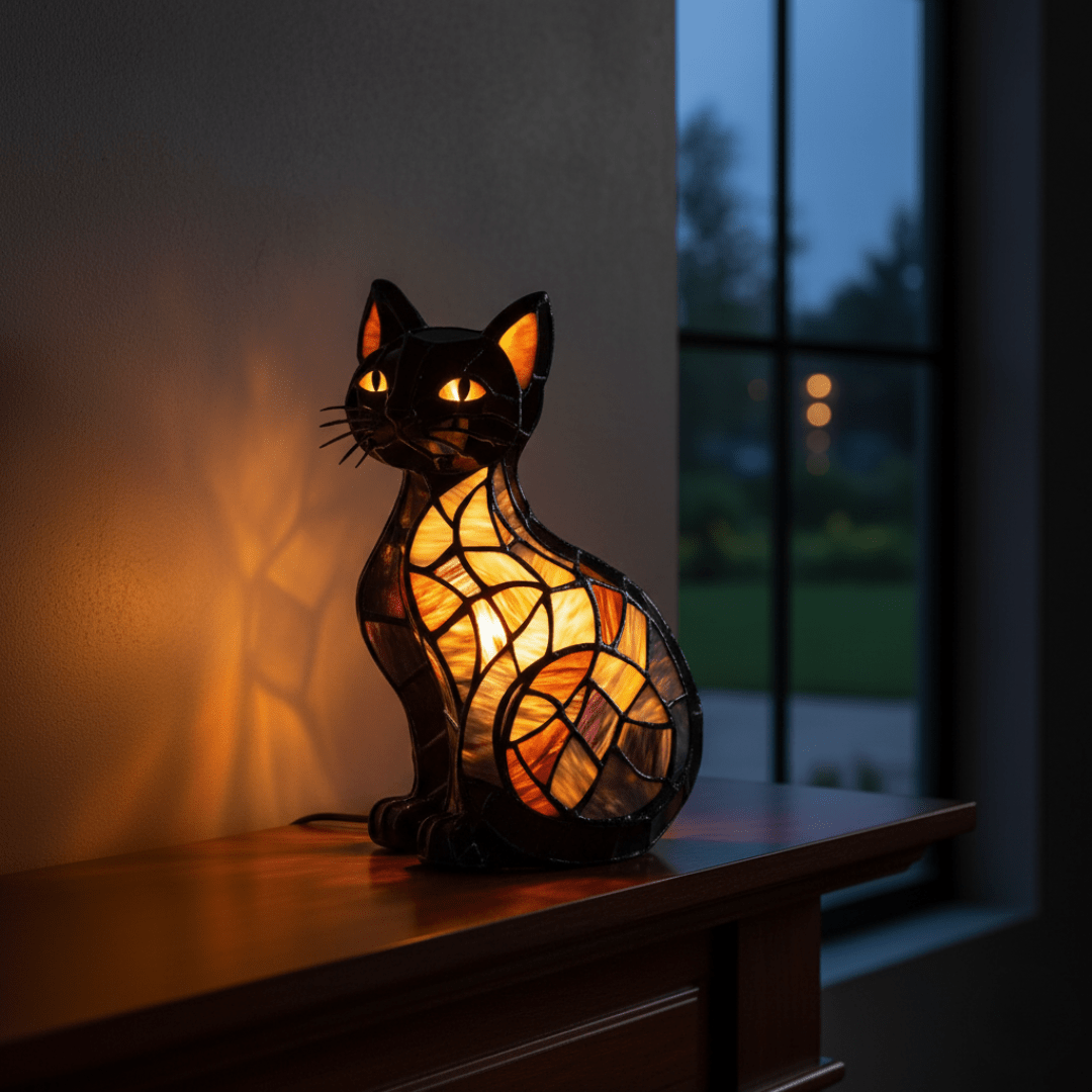 Gatto – Bagliore Radioso di Mezzanotte LED - Henrrys