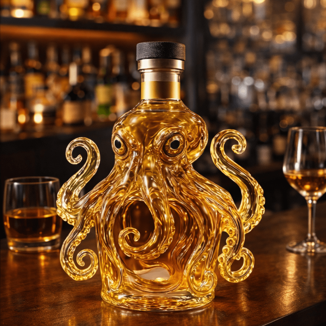 Bouteille de Whisky Édition Poulpe