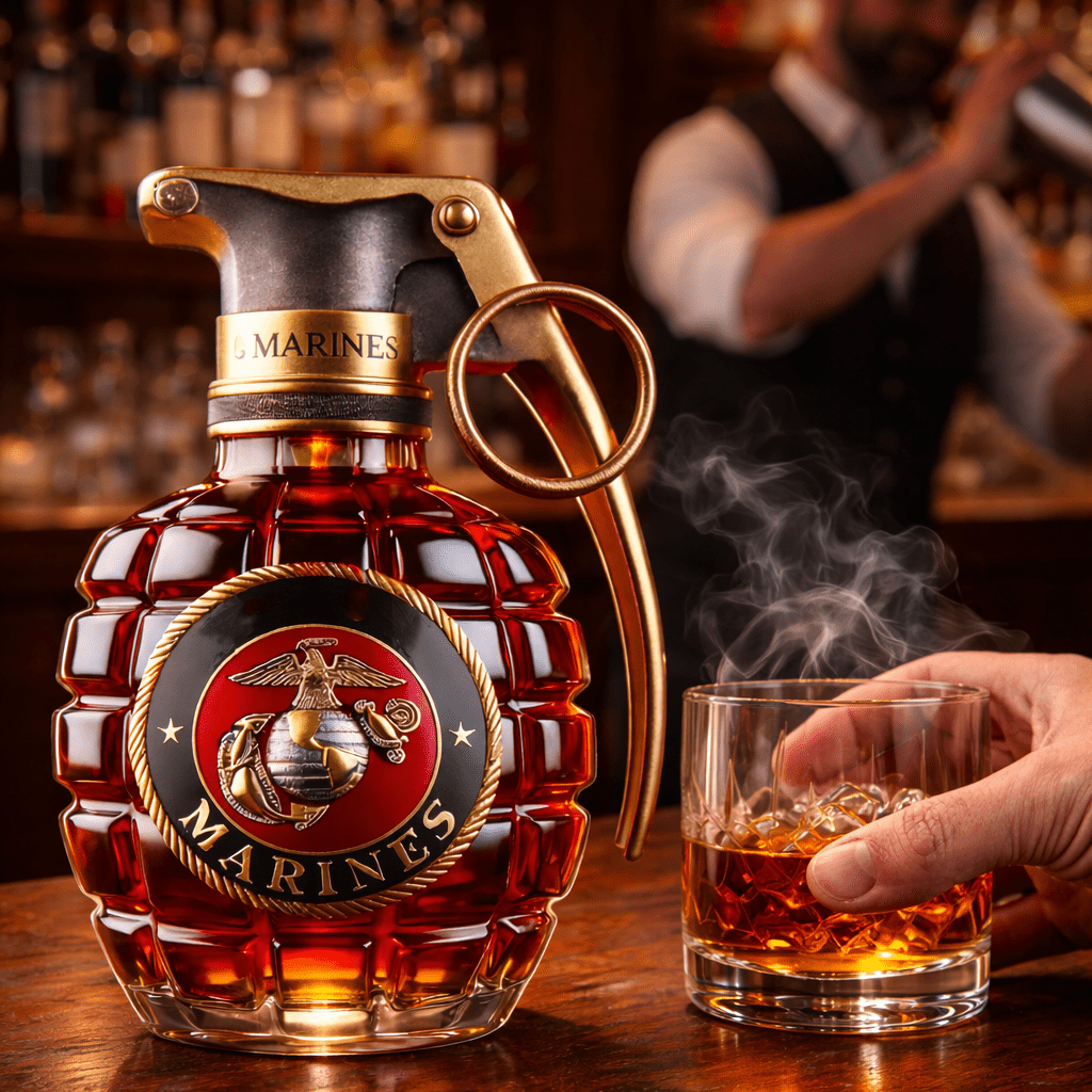 Bouteille de Whisky Grenade - L'Élégance de la Grenade - Henrrys