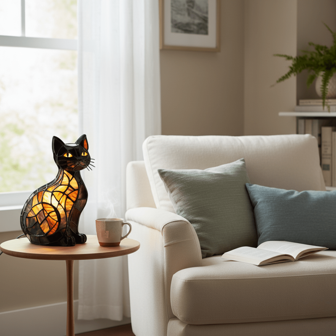 Gatto – Bagliore Radioso di Mezzanotte LED - Henrrys