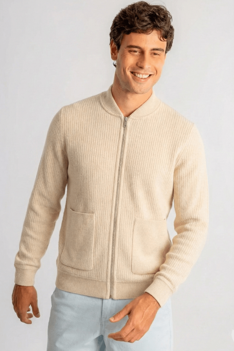 Cotswolds Bomber Knit - Henrrys