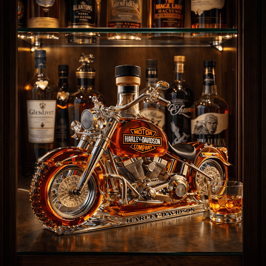Bouteille de Whisky Harley Davidson - Édition de Collection - Henrrys
