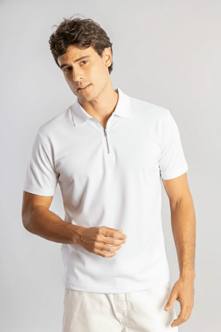 Knightsbridge Quarter-Zip Polo - Henrrys