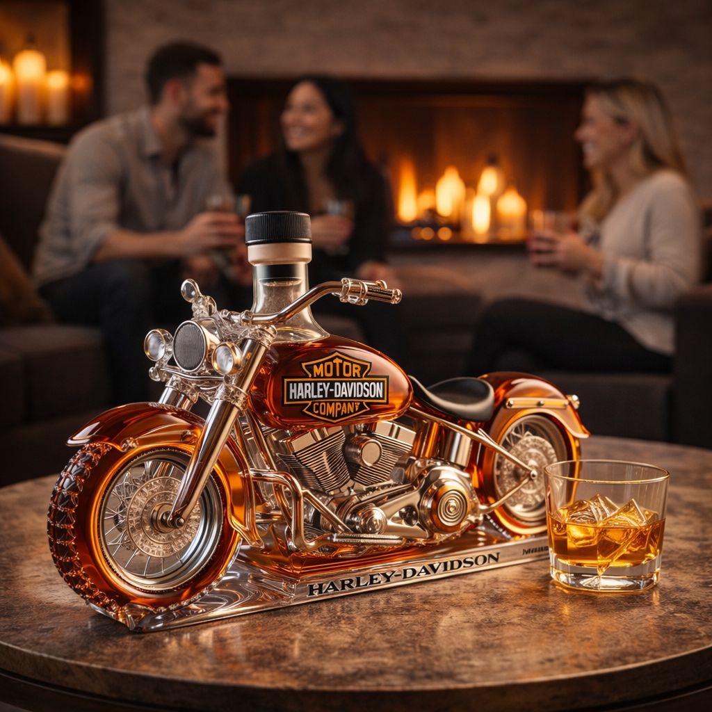 Bouteille de Whisky Harley Davidson - Édition de Collection - Henrrys
