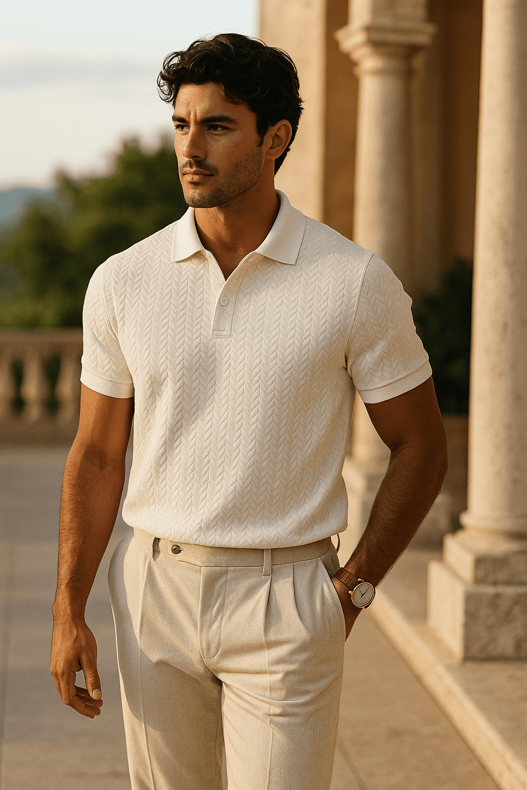 Chemise Henrrys en relief - Henrrys