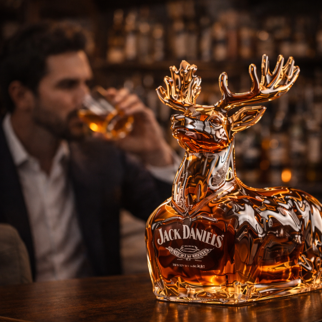 Whisky Jack Daniel's - Édition de Noël Renne : Le Cadeau Parfait pour les Fêtes