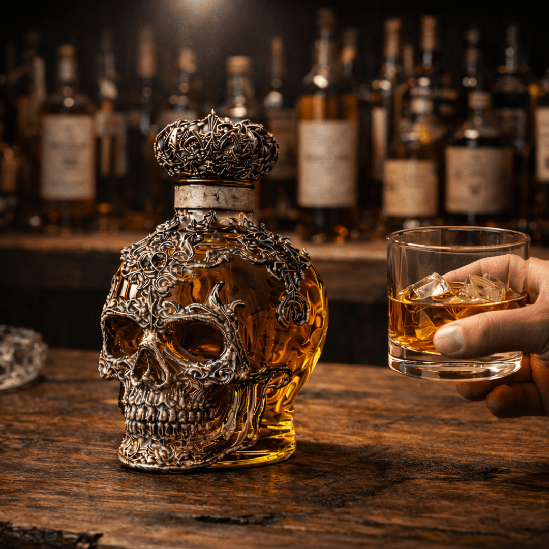 Bouteille de Whisky - Édition Crâne