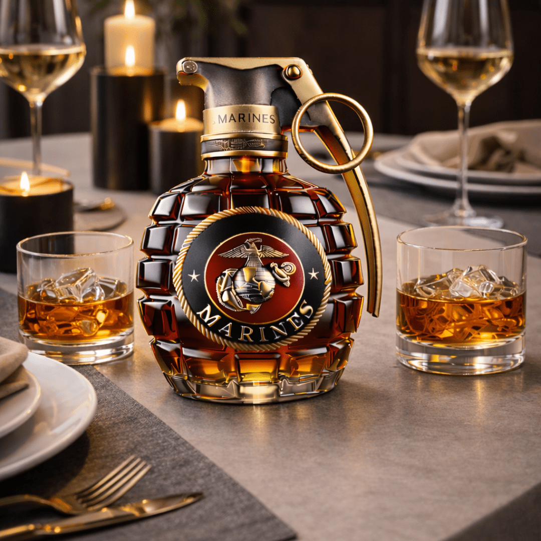 Bouteille de Whisky Grenade - L'Élégance de la Grenade - Henrrys