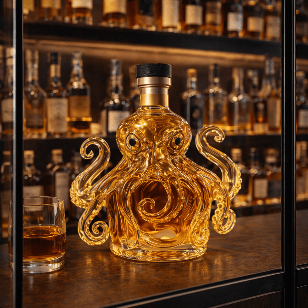 Bouteille de Whisky Édition Poulpe