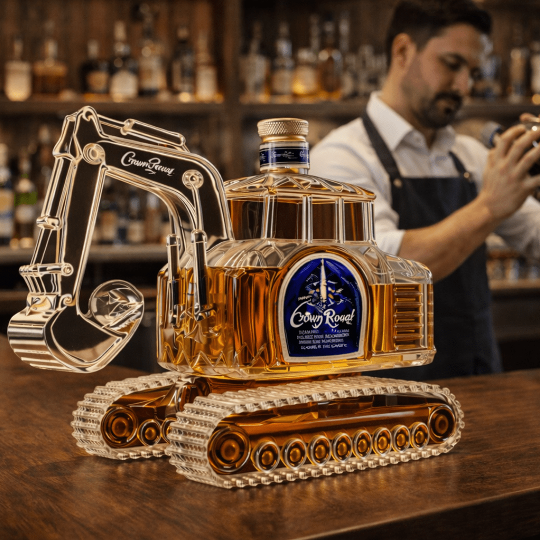 Bouteille de Whisky - Édition Pelleteuse : L'Essence de la Force - Henrrys