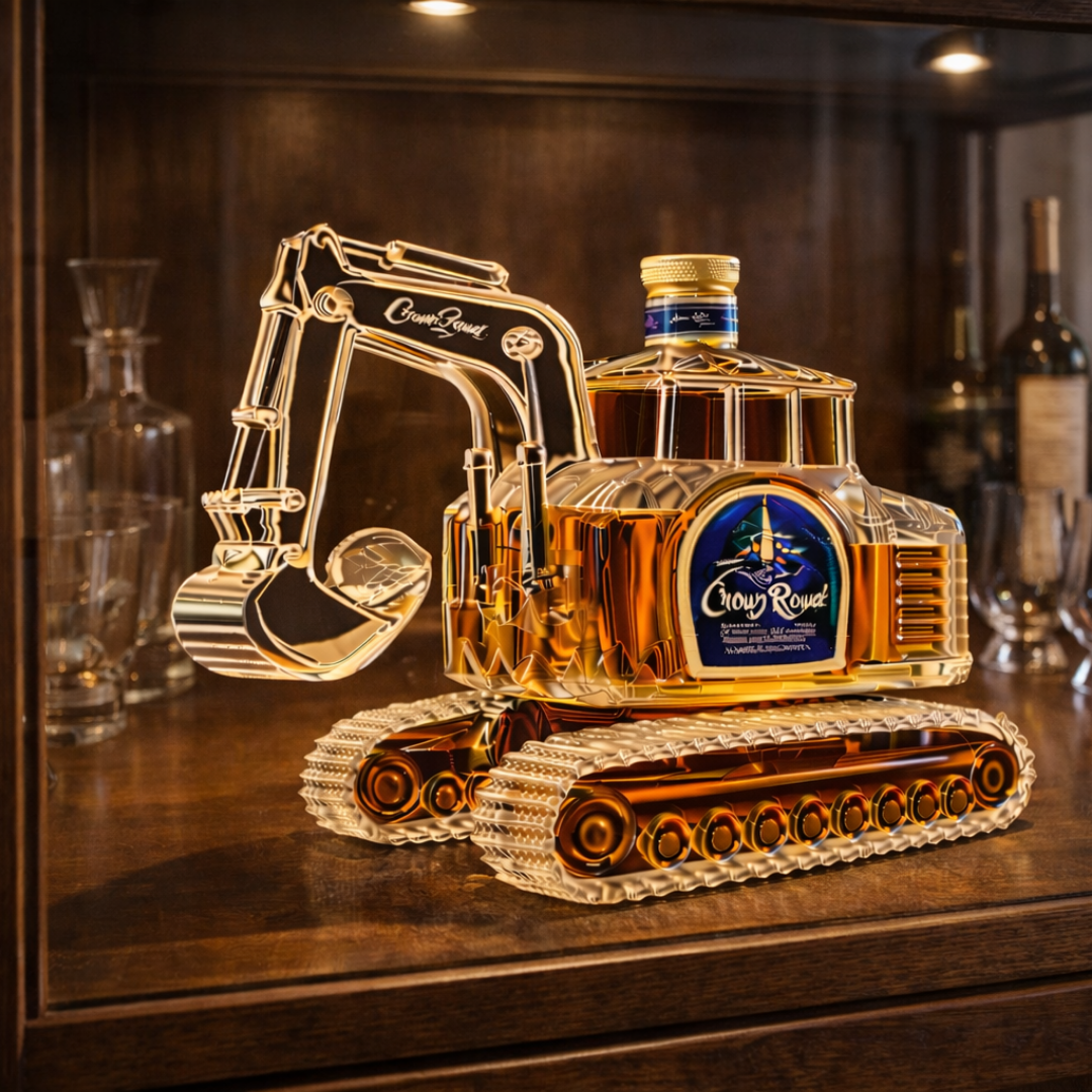 Bouteille de Whisky - Édition Pelleteuse : L'Essence de la Force