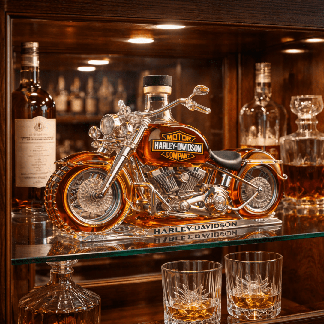 Bouteille de Whisky Harley Davidson - Édition de Collection - Henrrys