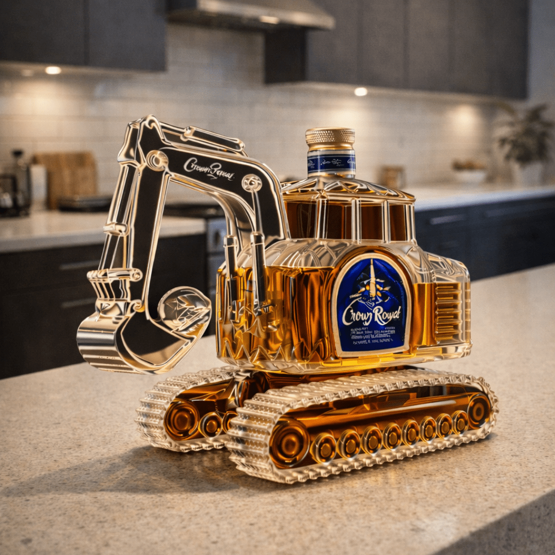 Bouteille de Whisky - Édition Pelleteuse : L'Essence de la Force - Henrrys