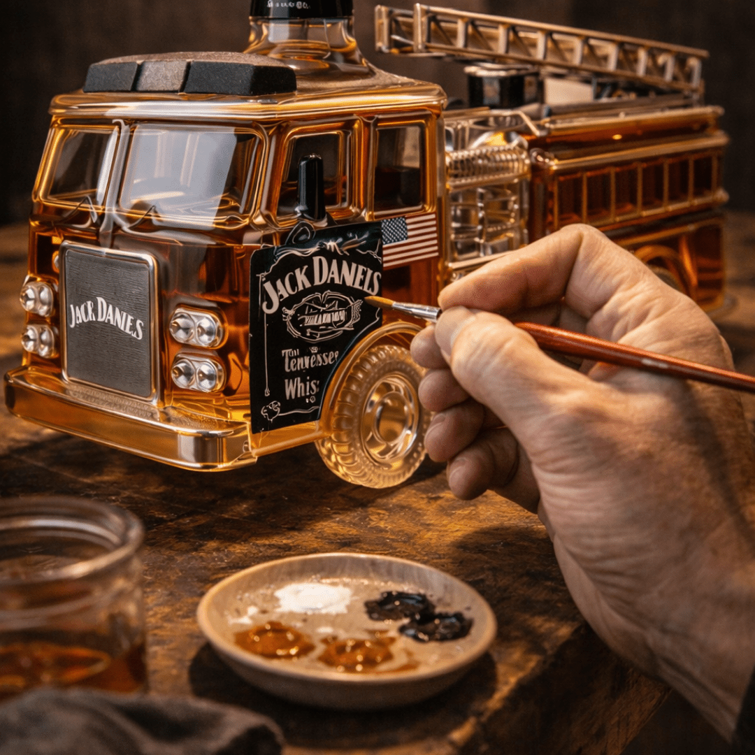 Bouteille de Whisky Jack Daniel's - Édition Pompiers - Henrrys