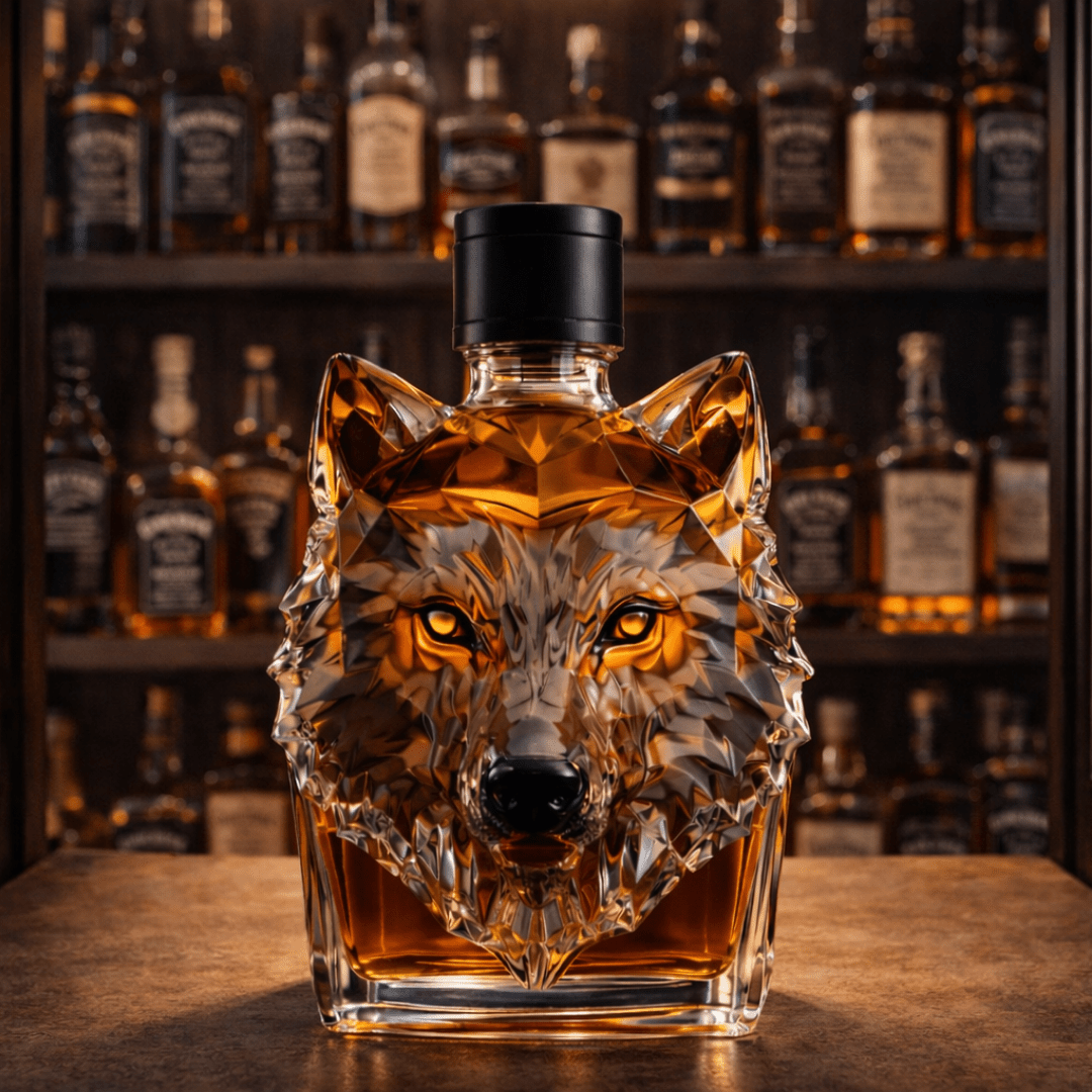 Carafe à Whisky 'Tête de Loup' - Édition Exclusive - Henrrys