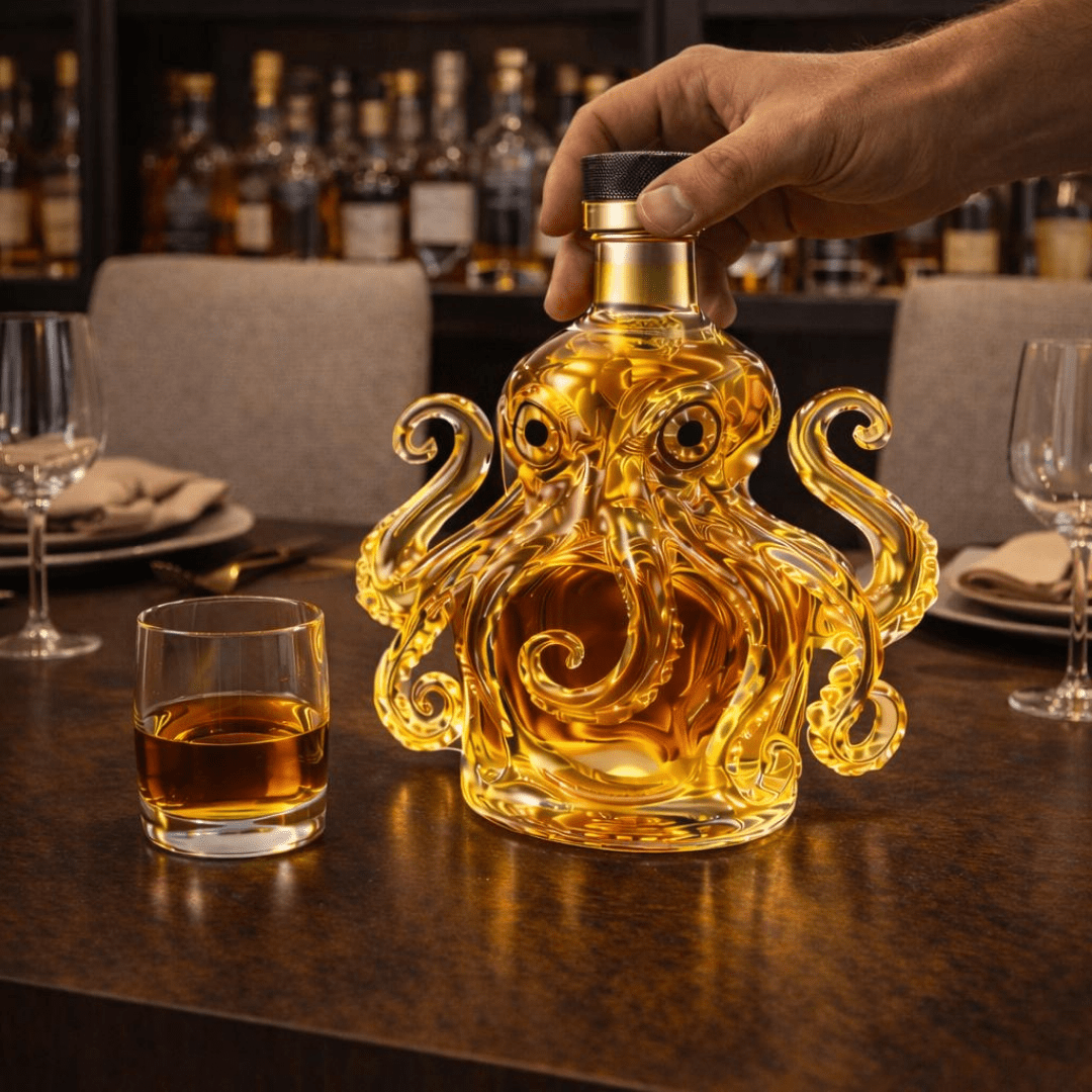 Bouteille de Whisky Édition Poulpe