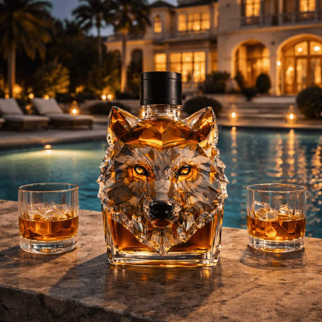 Carafe à Whisky 'Tête de Loup' - Édition Exclusive - Henrrys