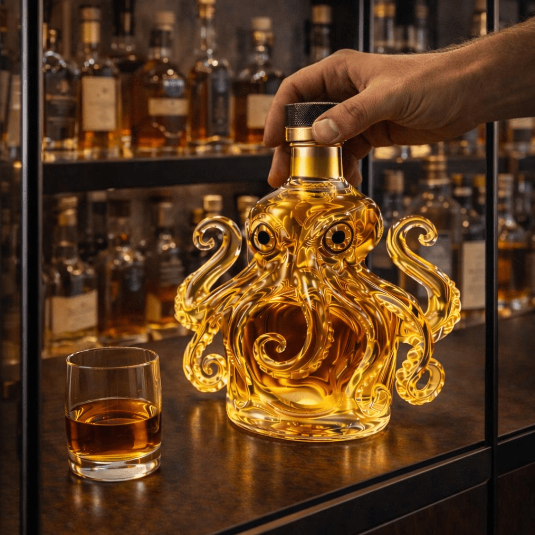 Bouteille de Whisky Édition Poulpe