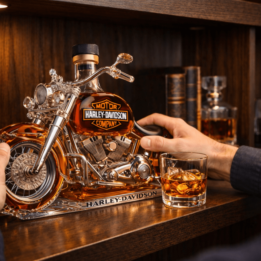 Bouteille de Whisky Harley Davidson - Édition de Collection - Henrrys