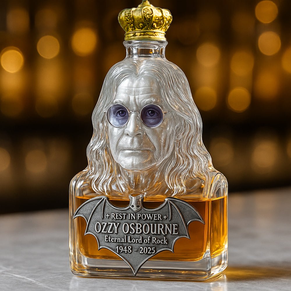 Immortalisé dans le Verre — Carafe à Whisky en Hommage à Ozzy Osbourne - Henrrys