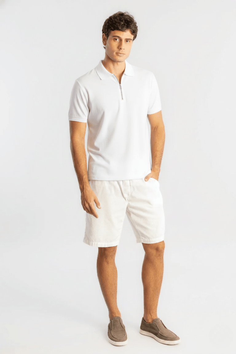 Knightsbridge Quarter-Zip Polo - Henrrys