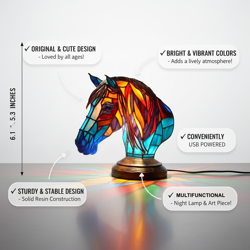 Cavallo – Lampada Incantevole LED - Henrrys