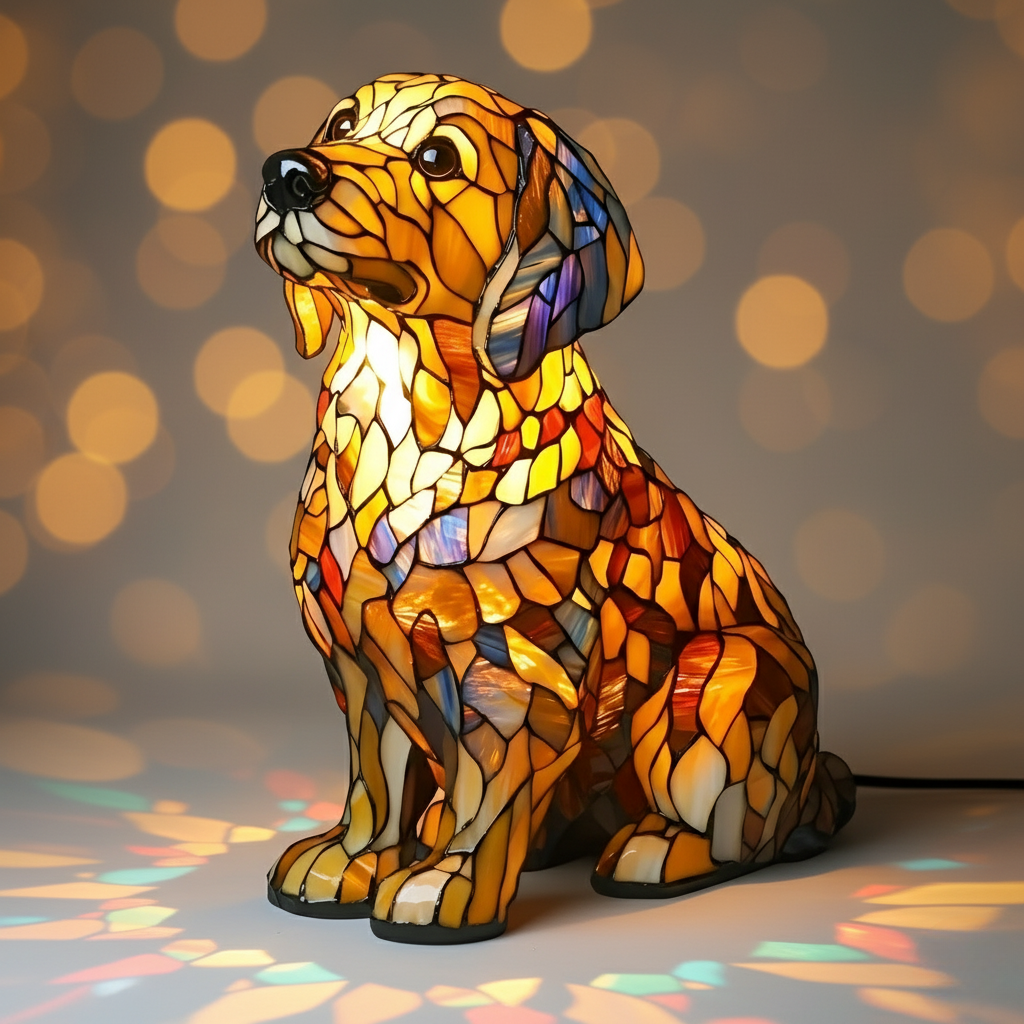 Golden Retriever Aurora – Lampada Radiante - Henrrys