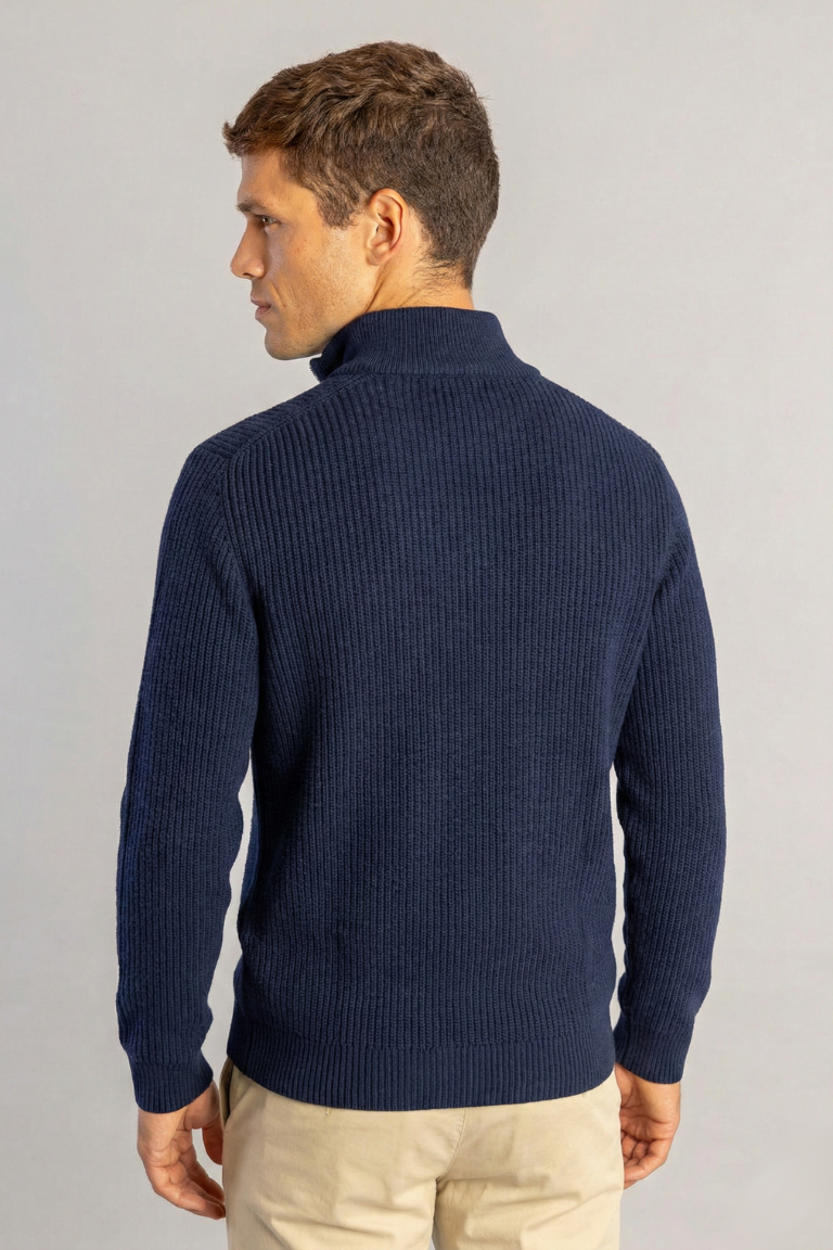 The Hampton Ribbed-Zip