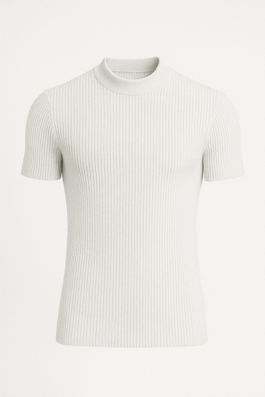T-shirt à col côtelé - Henrrys