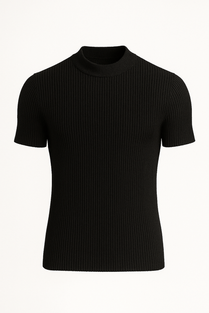 T-shirt à col côtelé - Henrrys