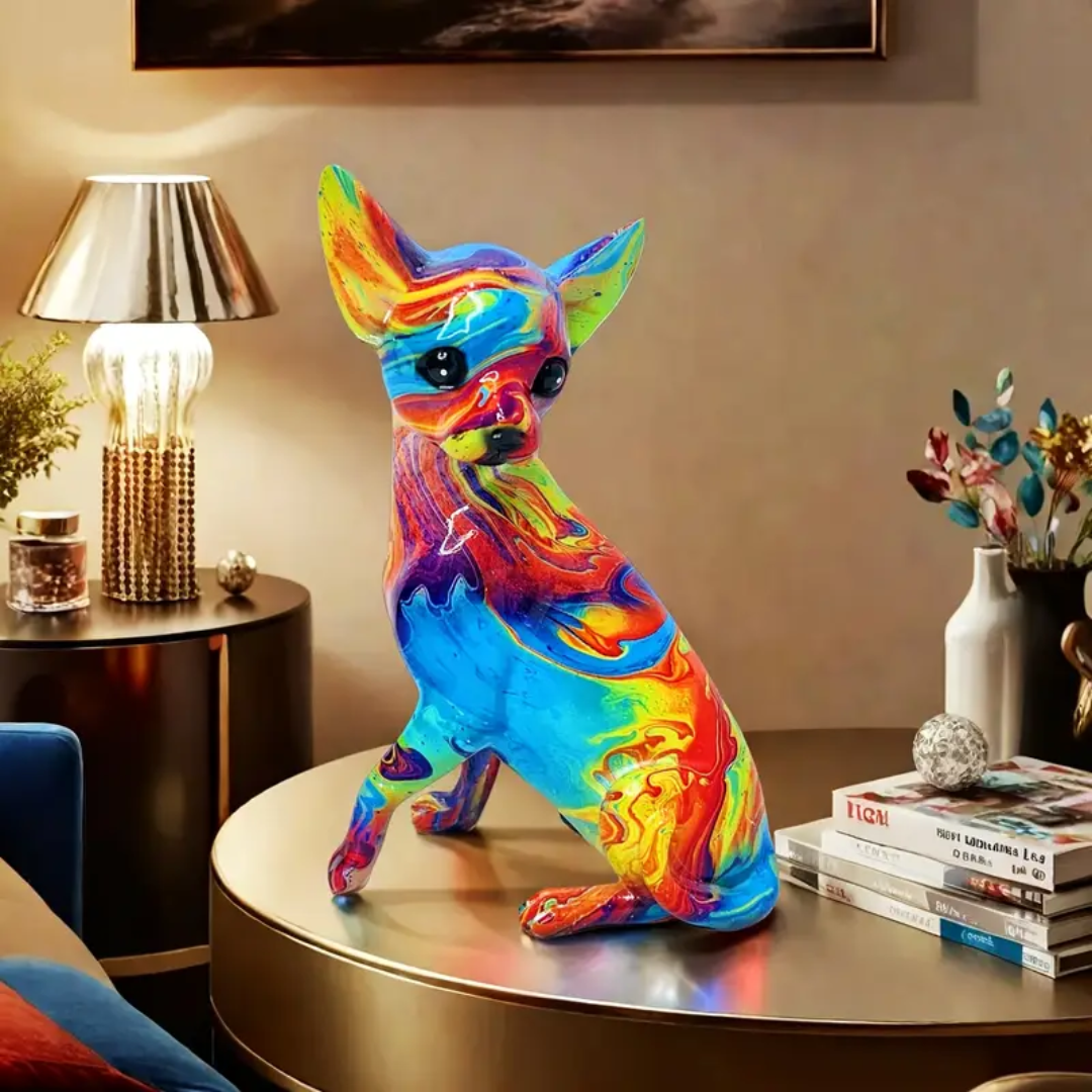 Chihuahua – Lampada in Resina Vivace LED - Henrrys