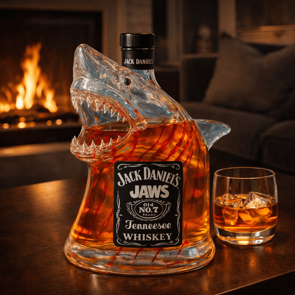 Carafe à Whisky Requin - Design Audacieux