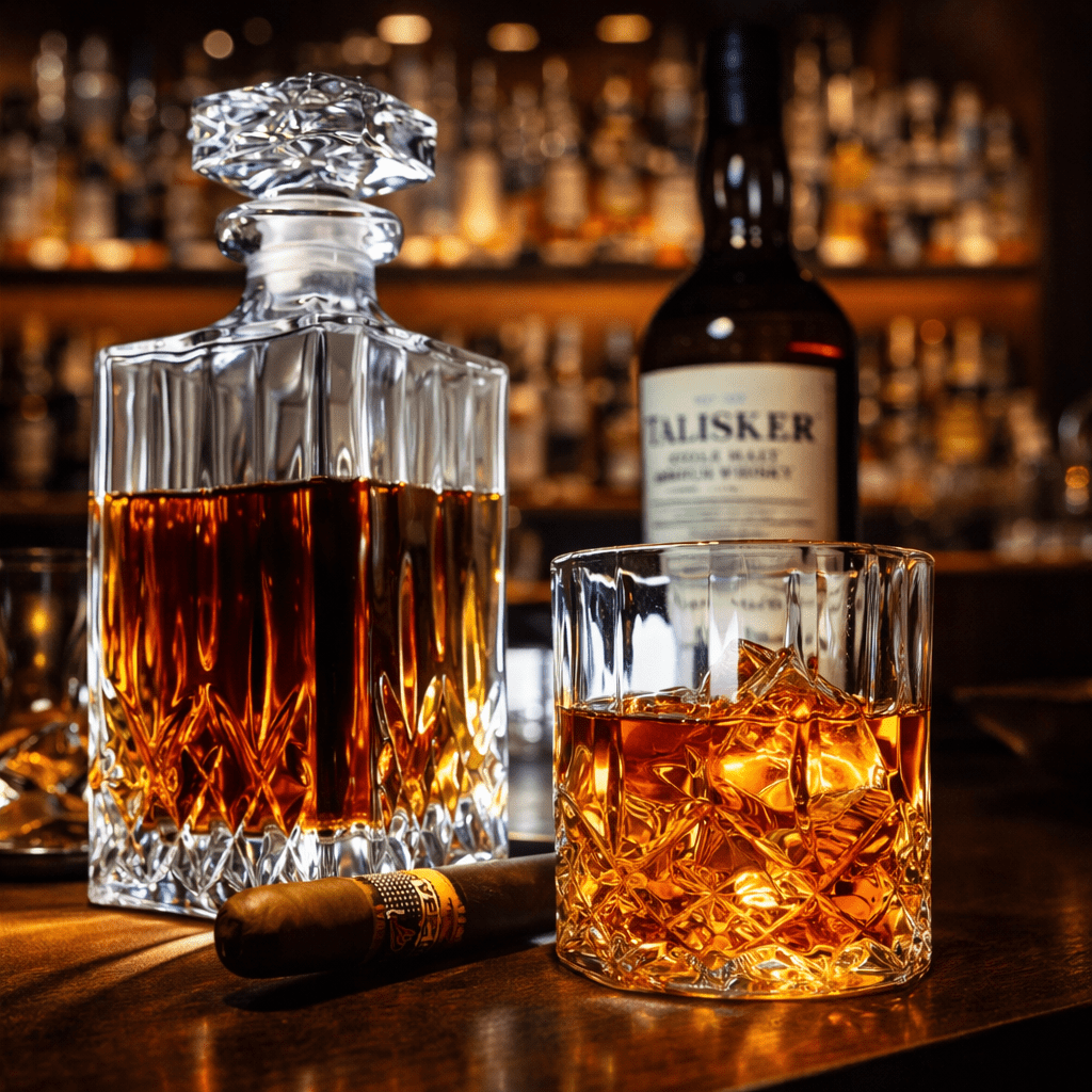 Set Bottiglia e Bicchieri da Whisky