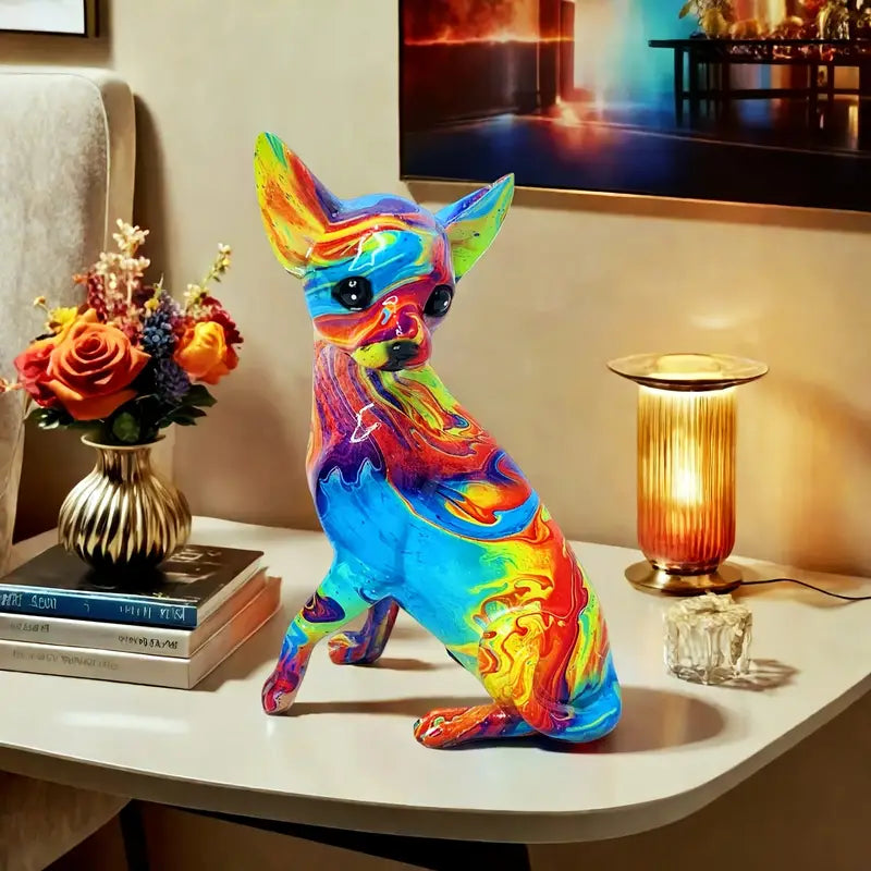 Chihuahua – Lampada in Resina Vivace LED - Henrrys